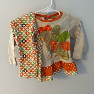 Baby Essentials Turkey Shirt and Pants Set